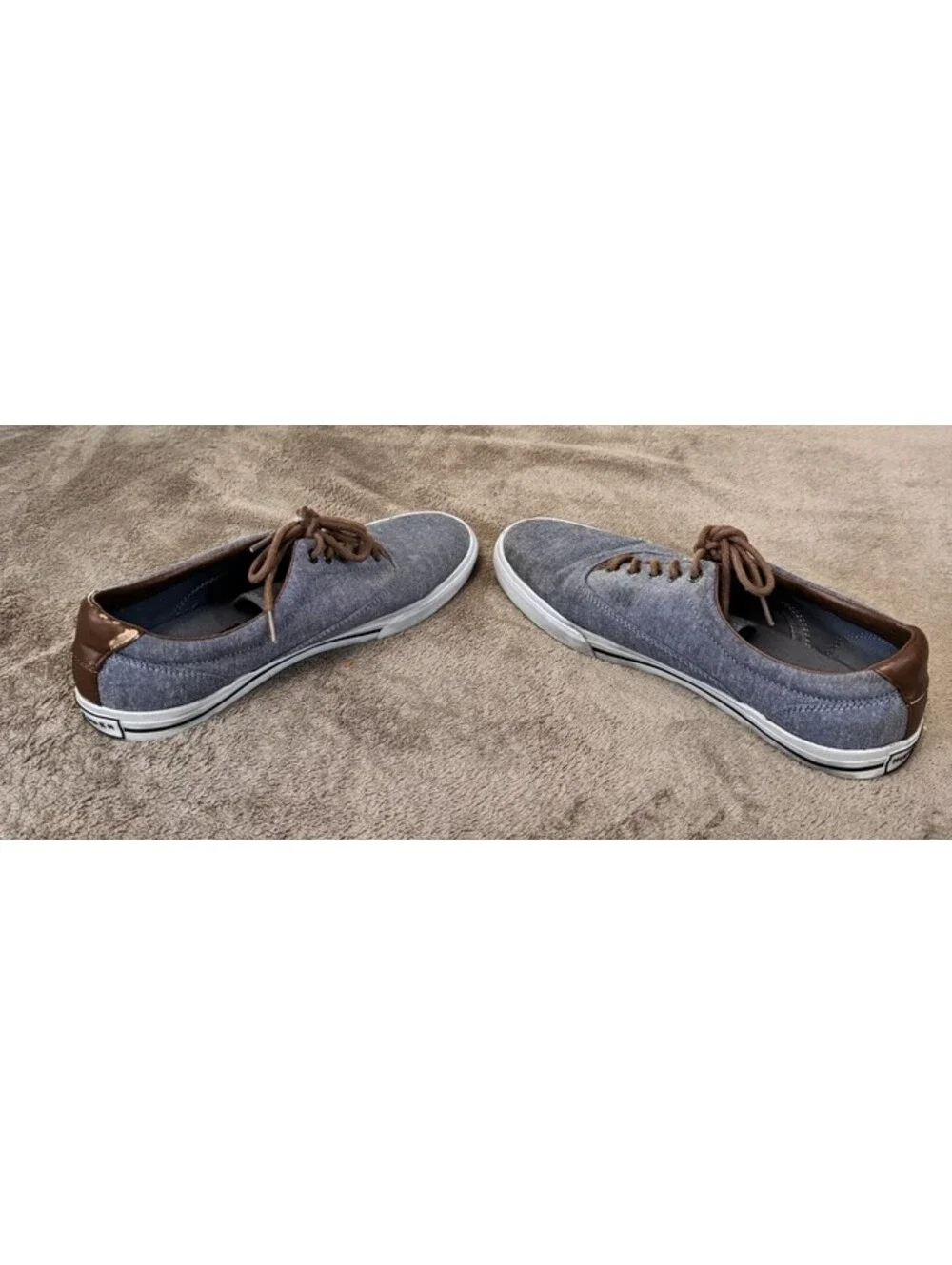 Tommy Hilfiger Phero Men’s Sneakers Gray Size 9.5 Low Top Lace Up Casual Shoes